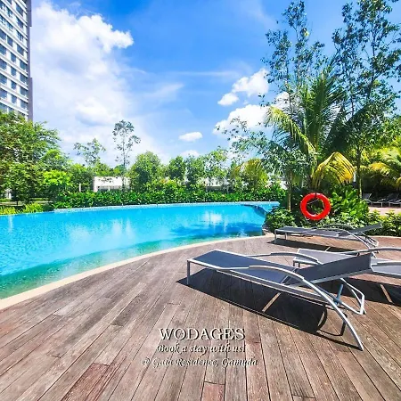 Gaia Residence At Gamuda Gardens - Pool View - Skyline Luge By Wodages Rawang Exterior photo